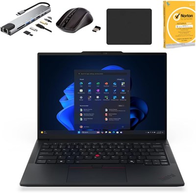 Ноутбук Lenovo ThinkPad E14 Gen 7 Copilot+ с процессором Intel Core Ultra 5 226V | 14-дюймовый FHD-дисплей | 16 ГБ оперативной памяти DDR5 | SSD-накопитель M.2 PCIe NVMe Opal 1 ТБ | Графический адаптер Intel Arc Graphics 130V | Windows 11 | Черный (в комп 1000034662