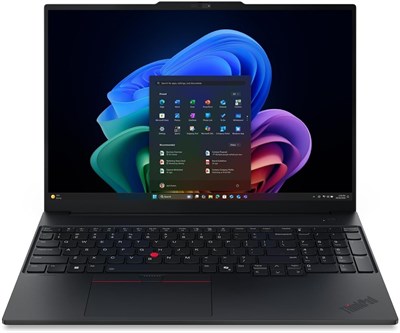 Ноутбук Lenovo ThinkPad E16 Gen 3, 16-дюймовый WUXGA IPS-дисплей, процессор Intel Core Ultra 5 226V, 16 ГБ оперативной памяти LPDDR5X, SSD-накопитель 512 ГБ, графический адаптер Intel Arc Graphics 130V, клавиатура с подсветкой (английская раскладка), Wi-F 1000034679