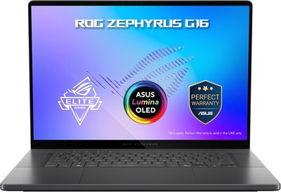 Игровой ноутбук Asus ROG Zephyrus G16 (Eclipse Gray) | 16-дюймовый OLED-дисплей 2.5K (2560 x 1600) с частотой обновления 240 Гц, процессор Intel Core Ultra 9 386H, видеокарта NVIDIA RTX5070Ti 12 ГБ, 64 ГБ ОЗУ, SSD 1 ТБ, Windows 11 [GU606AR-TB108W] 1000034690
