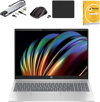 Ноутбук HP Pavilion, процессор Intel Core 5 120U (10 ядер), 16-дюймовый дисплей, 8 ГБ оперативной памяти LPDDR5, SSD-накопитель 512 ГБ, Windows 11 Home, клавиатура с подсветкой, графика Intel 1000034695