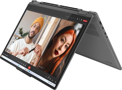 Lenovo Yoga 7 2-в-1 16-дюймовый ноутбук с сенсорным экраном WUXGA IPS, 12-ядерным процессором Intel Core Ultra 7 155U, 16 ГБ LPDDR5, SSD-накопителем 1 ТБ, портом Thunderbolt 4, USB-C с DisplayPort, Wi-Fi AX, Bluetooth, веб-камерой, HDMI 2.1, клавиатурой с 1000034719