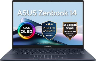 Ноутбук ASUS Zenbook 14 OLED UX3405CA-SU1652W | Процессор Intel Core Ultra 7 255H | 16 ГБ ОЗУ | SSD PCIe 4.0 512 ГБ | 14-дюймовый сенсорный OLED-экран 3K 120 Гц | Графика Intel | Windows 11 Home | Английская/арабская клавиатура | Синий 1000034728