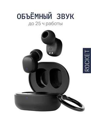 Наушники ROCKET Atom с Bluetooth и встроенным микрофоном - это беспроводные наушники 1000034941