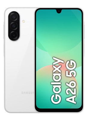 Samsung Galaxy A26 5G Dual SIM, белый, 6 ГБ ОЗУ, 128 ГБ памяти — глобальная версия 1000035166