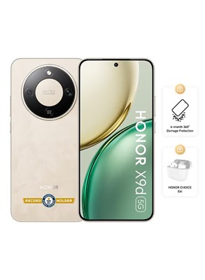 Honor X9d Dual SIM 5G 12GB RAM 256GB Sunrise Gold с бесплатными наушниками E6i на выбор и 6-месячной страховкой от повреждений — глобальная версия 1000035171