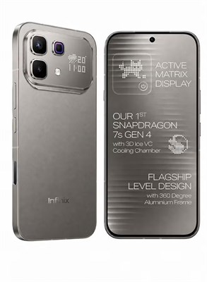 Смартфон Infinix Note 60 Pro Dual SIM 5G, 8 ГБ ОЗУ, 256 ГБ памяти, цвет «Титан» — глобальная версия 1000035212