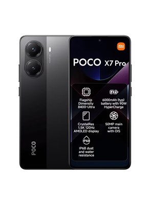Xiaomi POCO X7 Pro Dual SIM Black 12GB RAM 512GB 5G - Global Version 1000035217