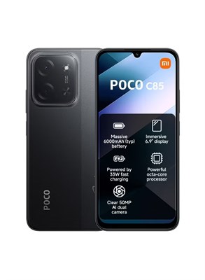 Xiaomi POCO C85 Dual SIM Black 8GB RAM 256GB 4G - Global Version 1000035296