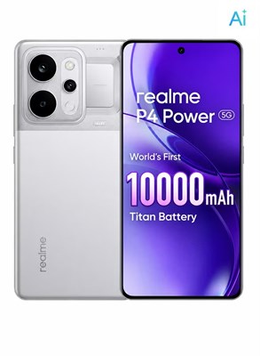 realme P4 Power Dual SIM 5G Power Silver 12GB RAM 256GB - Международная версия 1000035368