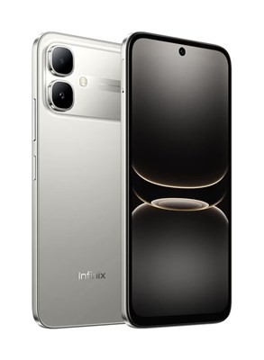 Смартфон Infinix Smart 20 X6840B, 128 ГБ памяти, 4 ГБ ОЗУ, 4G LTE, 6,78-дюймовый HD+ дисплей, аккумулятор 5200 мАч, двойная камера - Polaris Titanium 1000035374