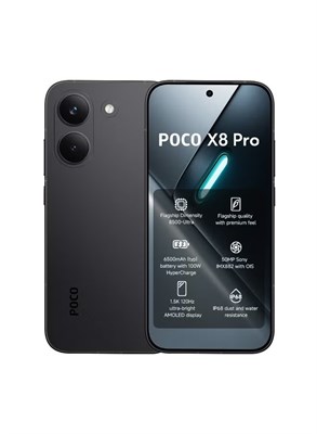 Xiaomi POCO X8 Pro Dual SIM 5G Black 8GB RAM 256GB - Global Version 1000035378