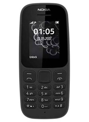 Nokia Mobile 105 Dual Sim Black 4G 1000035385