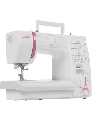 Швейная машина JANOME Q-23P - это классическая электромеханическая модель с вертикальным качающимся петлителем, оснащенная функцией автоматического создания петель 1000036022