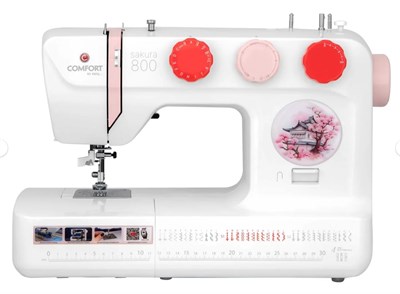 Швейная машина Comfort Sakura 800 - это та машина, которая будет удобной для использования 1000036215