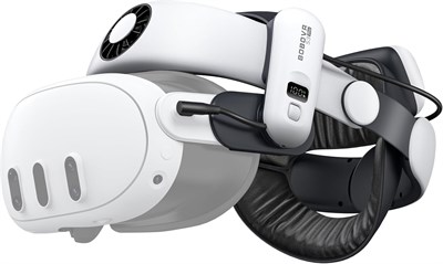 Аксессуары для ремешка BOBOVR S3 Pro с аккумулятором, системой воздушного охлаждения головы и сменным аккумулятором емкостью 10000 мАч, совместимы с Meta Quest 3/Quest 3S 1000036618
