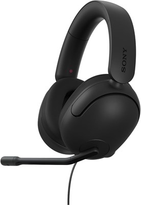Игровая проводная гарнитура Sony INZONE H3, накладные наушники с объемным 360-градусным звуком, сертифицированы Discord, имеют откидной микрофон, совместимы с ПК и PlayStation 5 – черная 1000036698