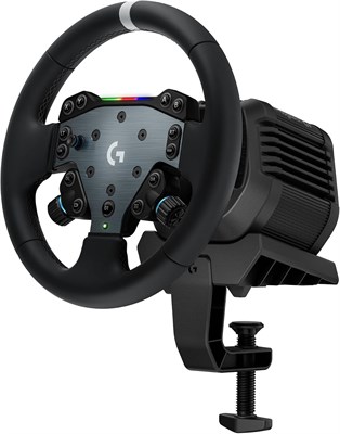 Комплект Logitech G RS50, состоящий из 3 частей: база руля RS50 с прямым приводом 8 Нм, ступица руля RS с 13 кнопками и круглый руль RS 11 дюймов — для ПК 1000036711