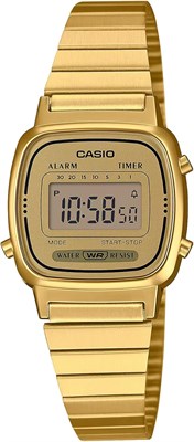 Кварцевые часы Casio, цифровой дисплей, корпус из нержавеющей стали 1000037163