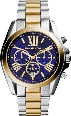 Женские часы Michael Kors Bradshaw, хронограф из нержавеющей стали с ремешком из стали или кожи 1000037188
