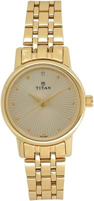 Женские аналоговые круглые часы Titan Karishma 1000037214