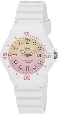 Женские кварцевые часы Casio с аналоговым дисплеем и полимерным ремешком 1000037264