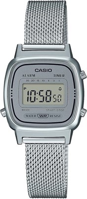 Кварцевые часы Casio, цифровой дисплей, корпус из нержавеющей стали 1000037280