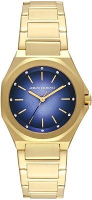Женские часы Armani Exchange, кварцевый механизм с тремя стрелками, корпус 34 мм, ремешок из нержавеющей стали или кожи 1000037430
