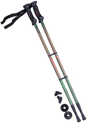 Палки Berger Longway 77-135cm 2-секционные Dark Green-Orange УТ-00010962 3067 - фото 6359