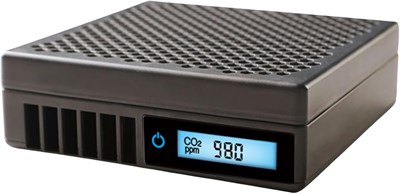 Автомобильный очиститель воздуха | HEPA-фильтр и монитор CO₂ | Компактный USB-очиститель воздуха с ионизатором | Удаляет 99,9% аллергенов, запахов и дыма | Радиус действия 10 м² | Удобный в путешествиях Breatheasy Voyage 1000037652