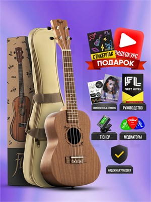 Концертный укулеле от компании FLIGHT (Флайт) модели NUC 310 включает в себя комплект PREMIUM 1000037797