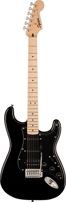Электрогитара FENDER SQUIER Sonic Stratocaster HSS Black имеет черный цвет 1000037838