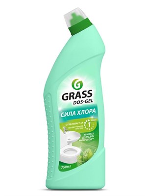 Гель для чистки "DOS GEL" с мятным ароматом в универсальной упаковке объемом 750 мл - артикул 125679 1000039545