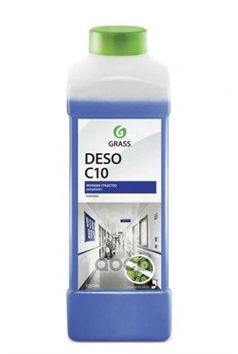 Средство для очистки и уничтожения микробов "Deso C10" объемом 1 литр в упаковке Grass 125190 1000039547