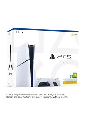 Sony PlayStation 5 Slim (международная версия) Диск, беспроводной контроллер DualSense, двойной комплект 1000039696