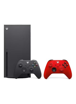 Игровая консоль Microsoft Xbox Series X 1 ТБ (дисковая версия) с дополнительным беспроводным контроллером, красная 1000039756