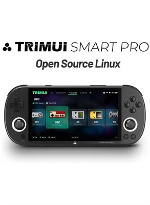 TRIMUI Smart Pro 4.96" портативная игровая консоль с SD-картой на 128 ГБ, более 12000 встроенных игр, операционная система Linux, процессор A133P, джойстик, RGB-подсветка, ретро-стиль, подарок для любителя видеоигр, поддержка многопользовательской онлайн- 1000039768