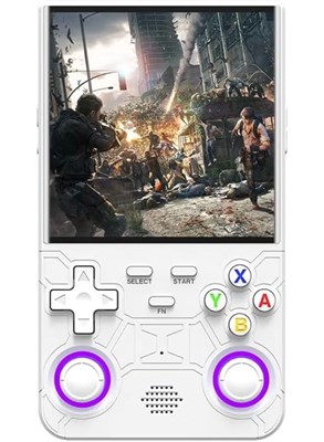 Игровая консоль ELTRAZONE R36 Ultra – 4-дюймовый IPS HD-дисплей, 128 ГБ памяти, операционная система Linux, перезаряжаемая батарея 3000 мАч, портативное мультимедийное развлекательное устройство, белый цвет 1000039786