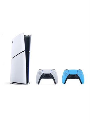Цифровая версия консоли Sony PlayStation 5 Slim с дополнительным синим контроллером 1000039790
