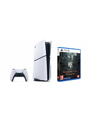 Sony PS5 Slim Disc с игрой Resident Evil Requiem Standard Edition (PS5 International Version) 1000039791