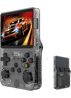ELTRAZONE R36S — портативная ретро-игровая консоль с 3,5-дюймовым IPS-дисплеем, более 20 000 классических ретро-игр, памятью на TF-карте XX ГБ, портативным эмулятором с разрешением HD 640x480 и длительным временем автономной работы 1000039809