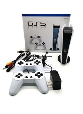 Игровая консоль ELTRAZONE Game Station 5 с проводным USB-подключением, 300 классическими 8-битными играми, ретро-игровая система для телевизоров, AV-выход, подключение по принципу Plug & Play, в комплекте два контроллера 1000039810