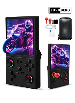 Ретро-игровая консоль Joshberg XF40V с двумя съемными длинными джойстиками, 4-дюймовым HD IPS-экраном, предустановленными классическими играми и поддержкой нескольких эмуляторов, карманная видеоигровая консоль 1000039876