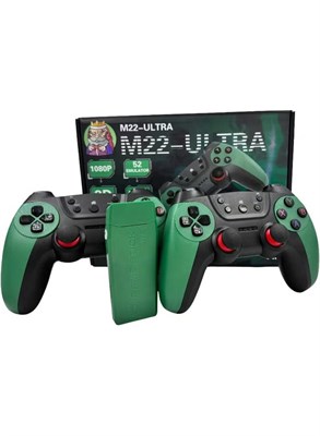 Игровая консоль Gulf Trend M22 Ultra Retro TV Stick 64 ГБ, 52 эмулятора, разрешение 1080p HD, специальное издание, подключение и использование без проводов, классическая игровая консоль, беспроводные контроллеры, система домашнего развлечения 1000039884