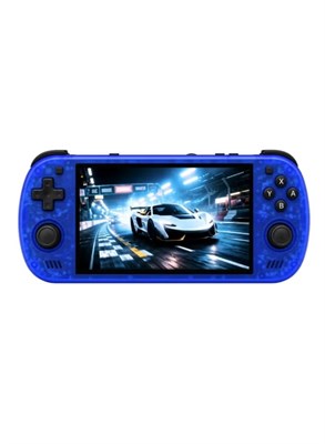 Игровая консоль JAJEEK R50H в стиле ретро, ​​портативная, синяя, HD-дисплей, перезаряжаемая батарея, встроенные классические игры, эргономичное управление, компактная и легкая, подходит для детей и взрослых, портативная ретро-игровая система для дома, пут 1000039985