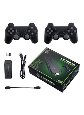 ELTRAZONE 4K Smart Video Game TV Stick, игровые приставки, 10 000 игр, 32/64 ГБ, ретро-классика, беспроводные геймпады 2.4G (32 ГБ, более 3000 игр) 1000040019