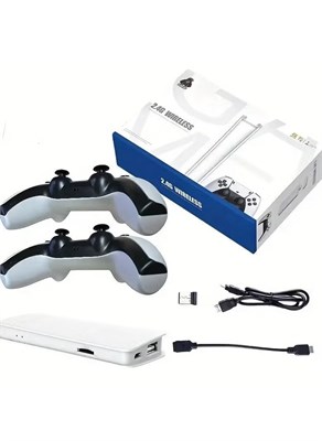 Игровой джойстик ELTRAZONE M15 Retro Game Stick – консоль для видеоигр, подключаемая по принципу Plug and Play, с выводом изображения на HDTV 4K и беспроводным контроллером – классическая игровая консоль с предустановленными ретро-играми – идеально подход 1000040034