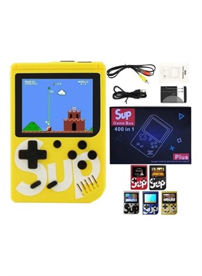 SUP Game Box Plus 400 в 1 Ретро мини-консоль Gameboy 3,0 дюйма - портативная перезаряжаемая консоль для одного игрока 1000040039