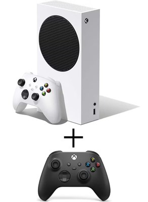Цифровая игровая консоль Microsoft Xbox Series S 512 ГБ с дополнительным беспроводным контроллером, черная 1000040092