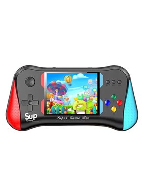 Портативная игровая консоль SUP X7M со встроенными 500 играми – черная 1000040129