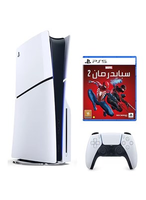 Игровая приставка Sony PlayStation 5 Slim Disc Console KSA Edition с игрой Spiderman 2 (арабская/английская версия) 1000040170